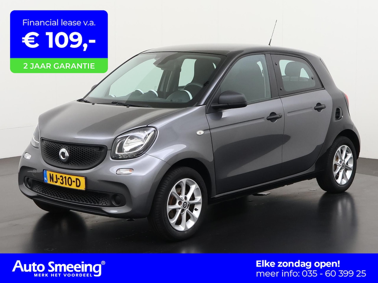 Smart Forfour - 1.0 Pure | Airco | Lichtmetalen Velgen | 12 mnd Garantie | - AutoWereld.nl