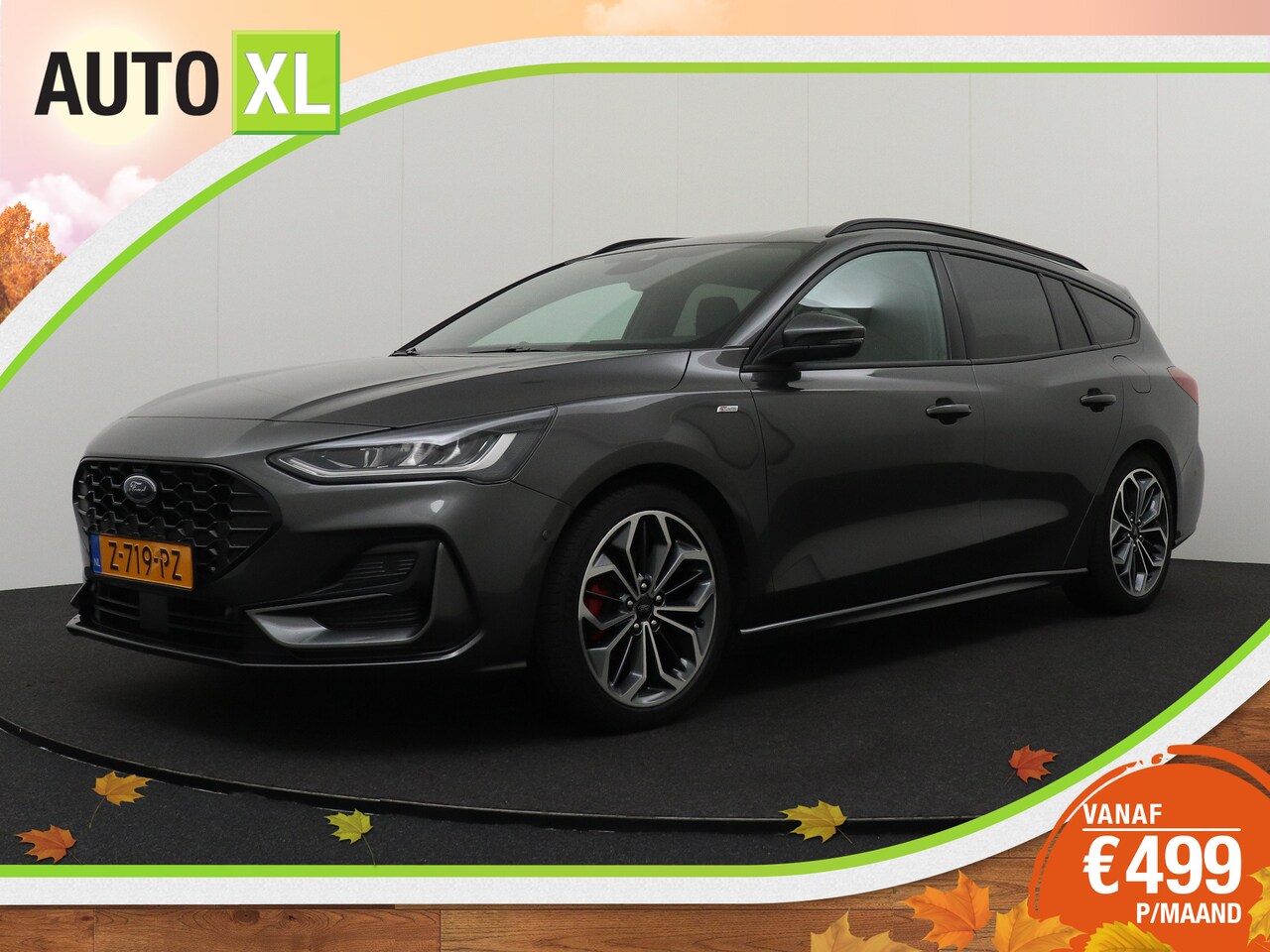 Ford Focus Wagon - 1.0 155 PK Hybrid ST Line X Trekhaak Adapt. Cruise Stoel + Stuur Verw. - AutoWereld.nl
