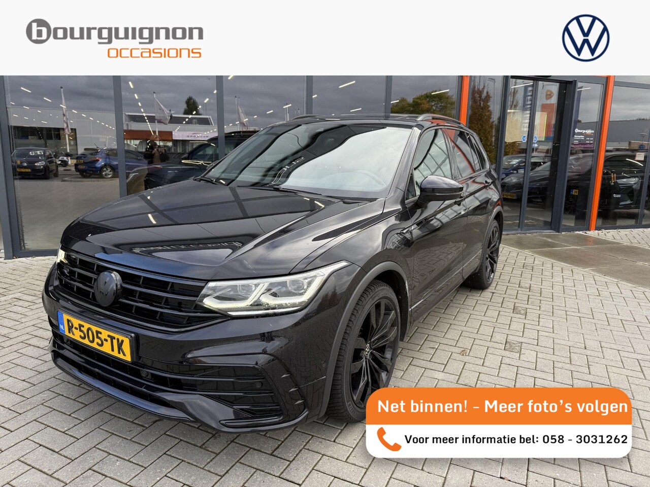 Volkswagen Tiguan - 1.5 TSi 150 Pk Automaat R-Line Business+ | Full LED | Black Style | Panoramadak | Trekhaak - AutoWereld.nl
