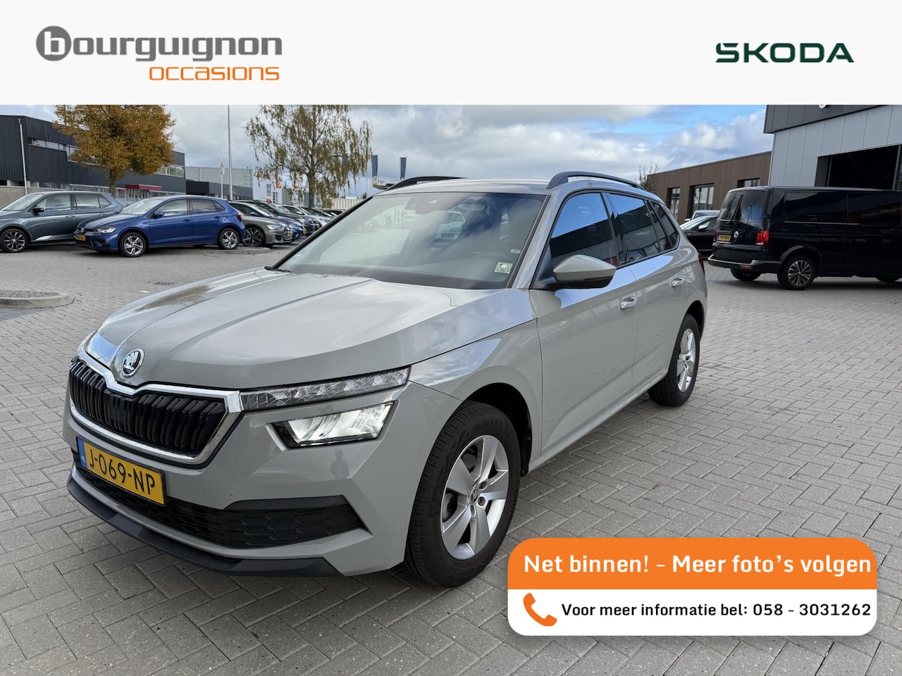 Skoda Kamiq - 1.0 TSi 115 Pk Sport Business | LED | Cruise Control | Privacy Glass | Bluetooth | Sensore - AutoWereld.nl