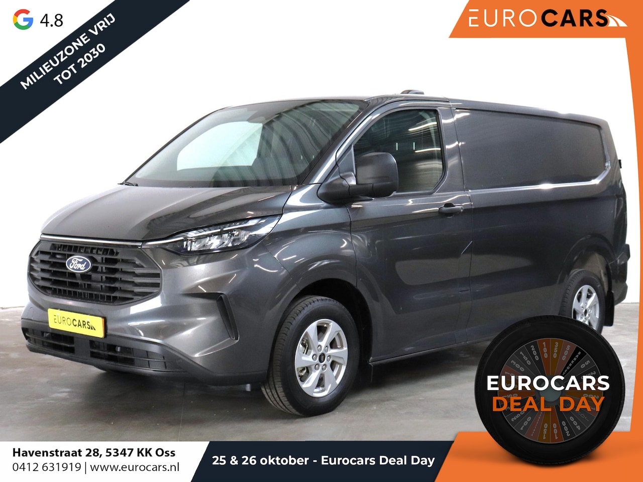Ford Transit Custom - 300 2.0 TDCI L2H1 Automaat Trend Nieuw Model | Navigatie | Camera | Parkeersensoren | Trek - AutoWereld.nl