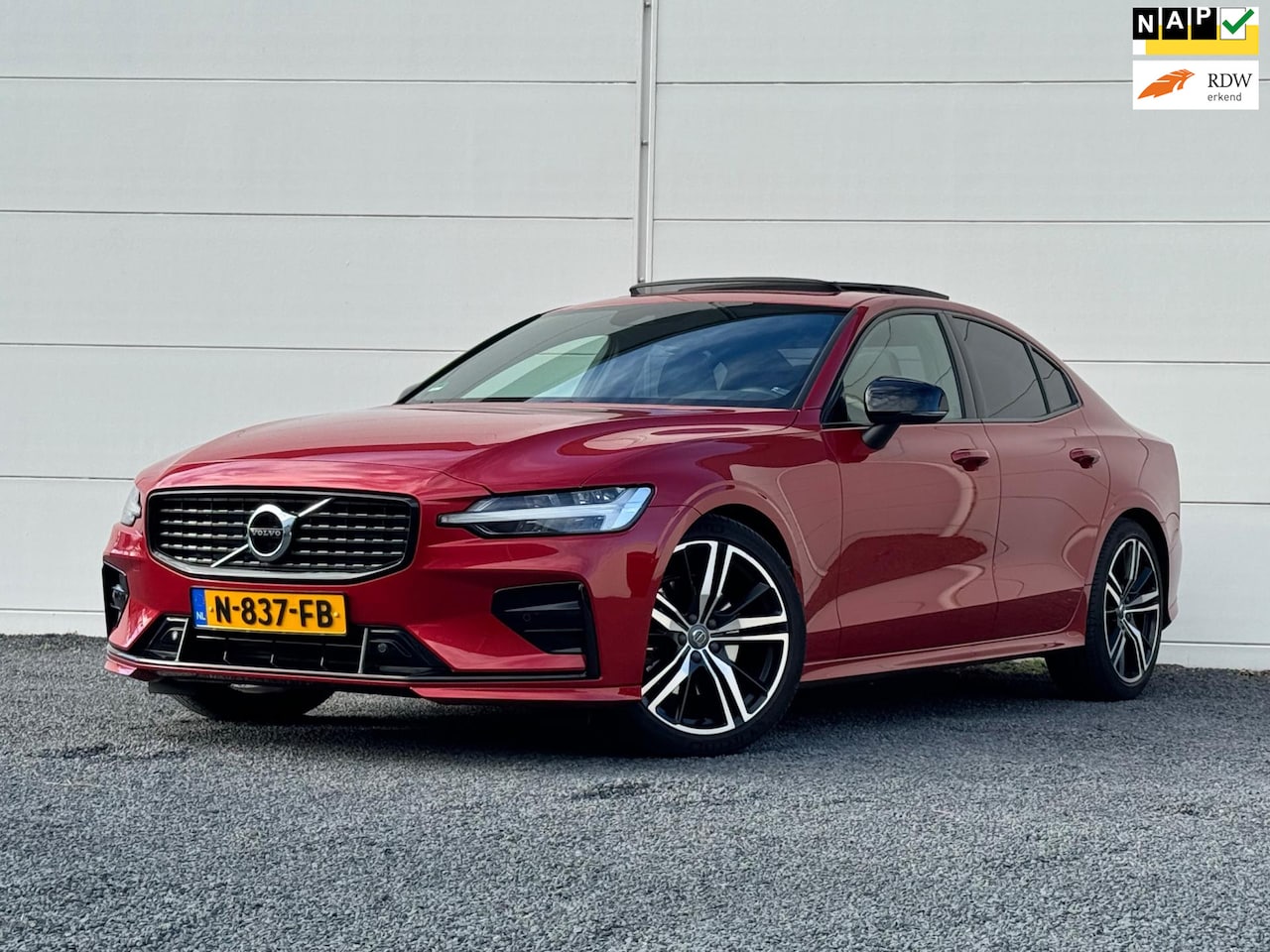 Volvo S60 - 2.0 B3 R-Design Org NL Pano HarmanKardon Sportonderstel Camera Leer Mem Seats - AutoWereld.nl