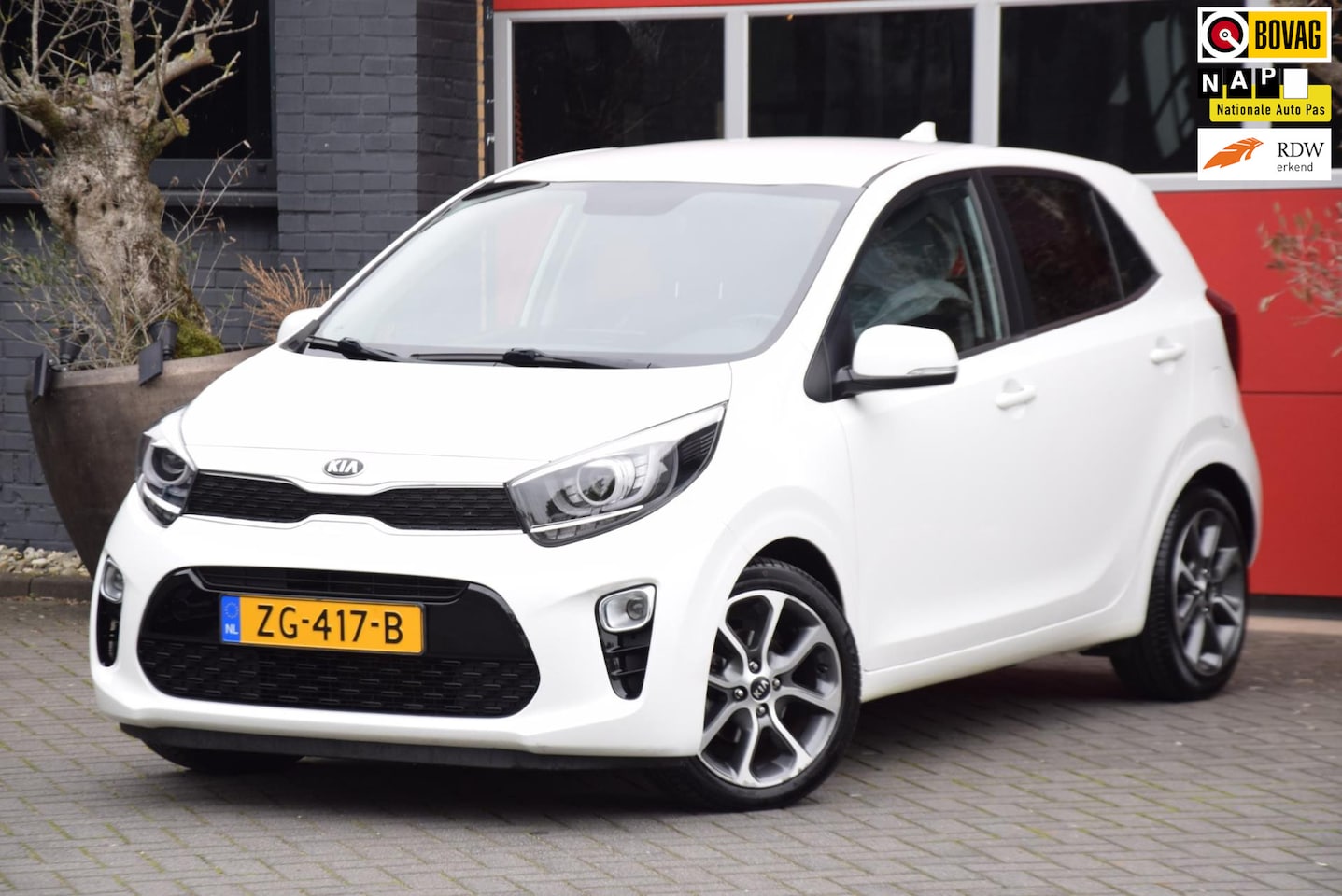 Kia Picanto - 1.0 CVVT Design Edition 2019 Navigator Navigatie 5 Deur Airco Cruise control Carplay - AutoWereld.nl