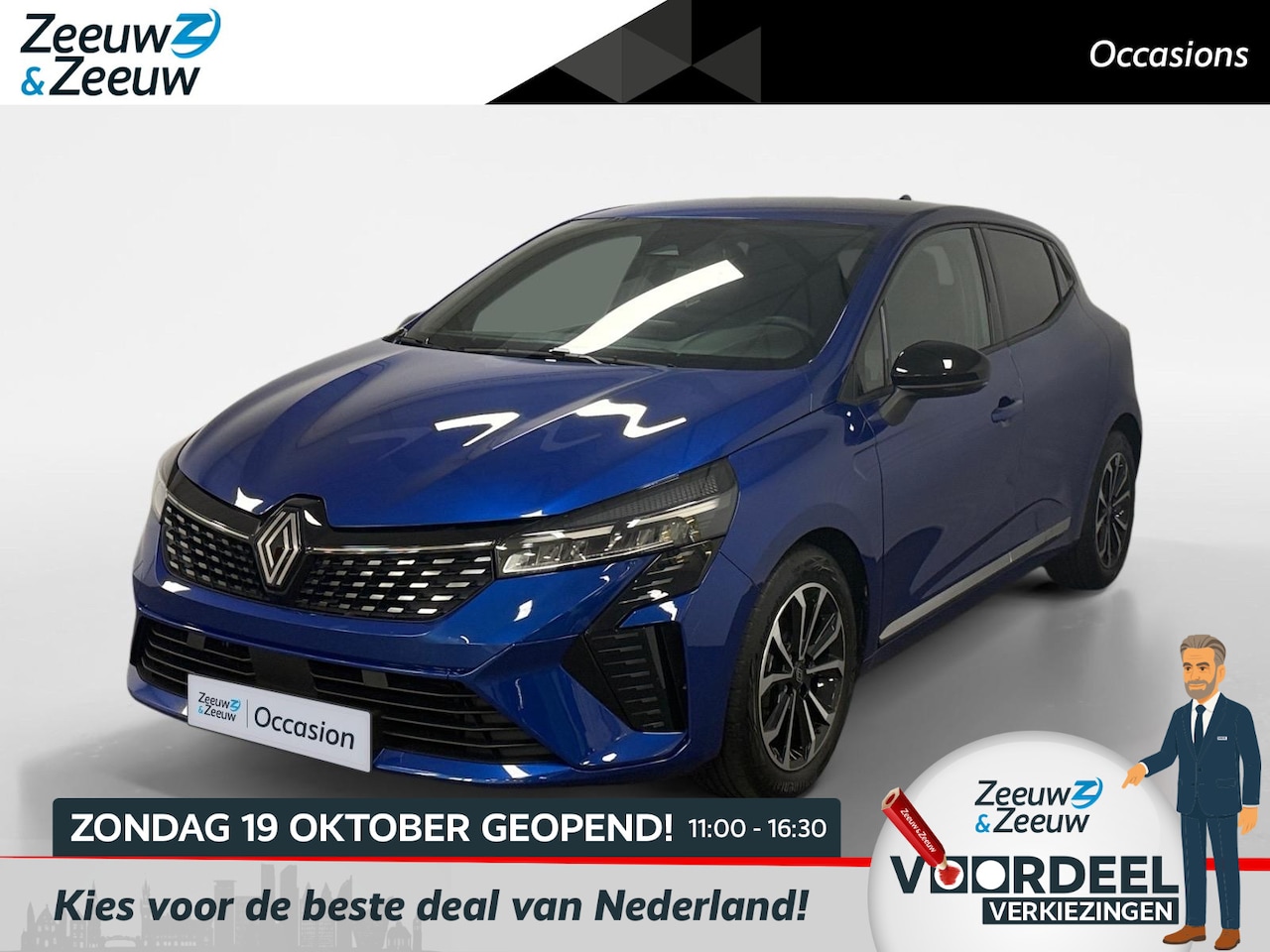 Renault Clio - 1.0 TCe 90 GPF techno NAVI AIRCO CAMERA PARKEERSENSOREN CRUISE CONTROLE APPLE CARPLAY ANDR - AutoWereld.nl