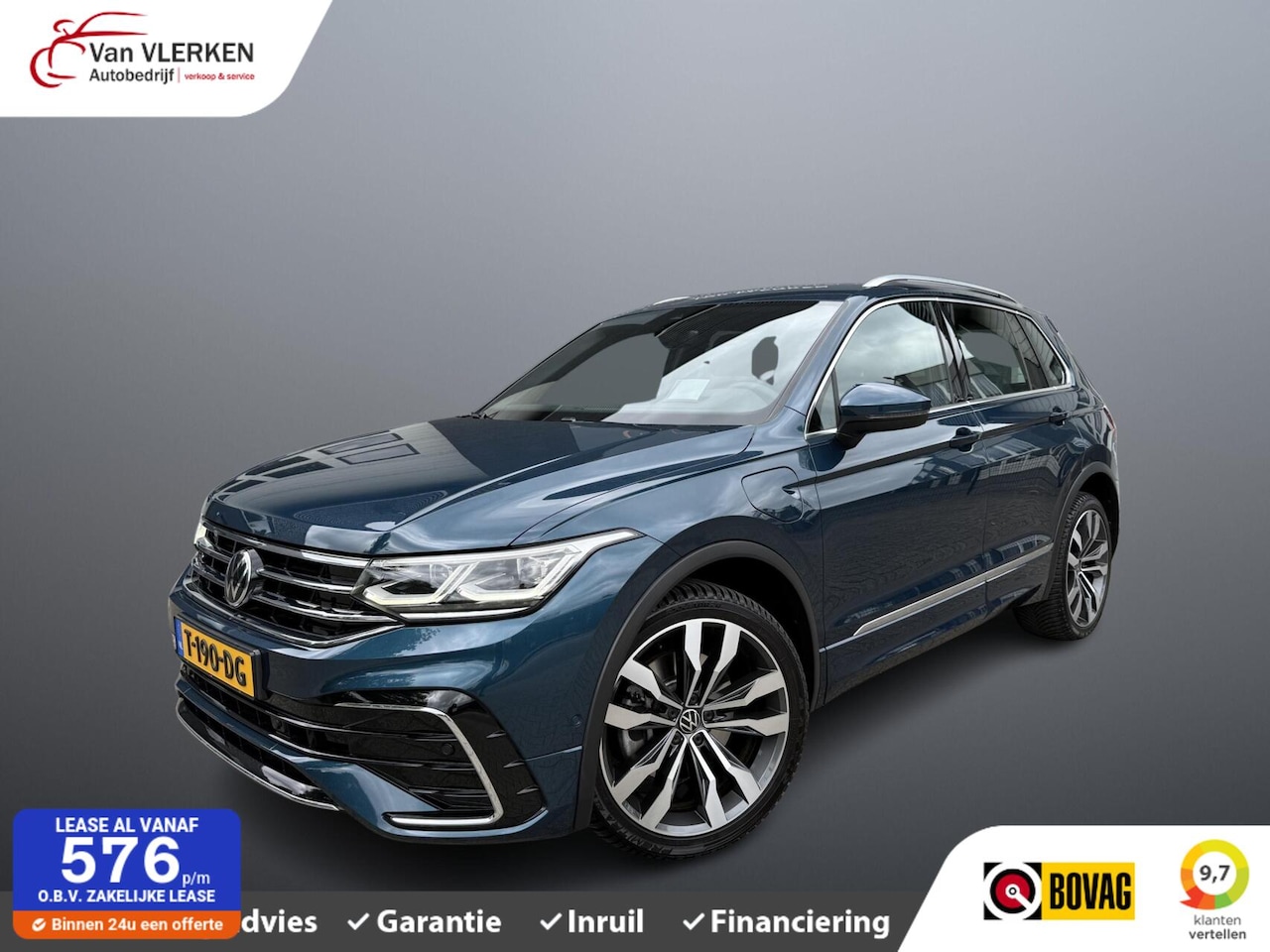 Volkswagen Tiguan - 1.4 TSI eHybrid R-Line PANO LEER HEAD UP - AutoWereld.nl
