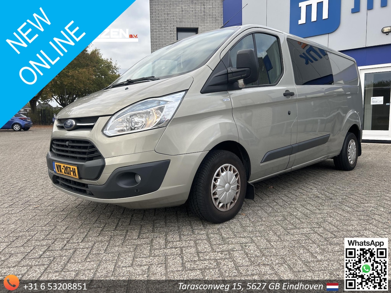 Ford Transit Custom - 290 2.2 TDCI L2H1 Trend DC € 7.950 NETTO | CRUISE | AIRCO | TREKHAAK | - AutoWereld.nl