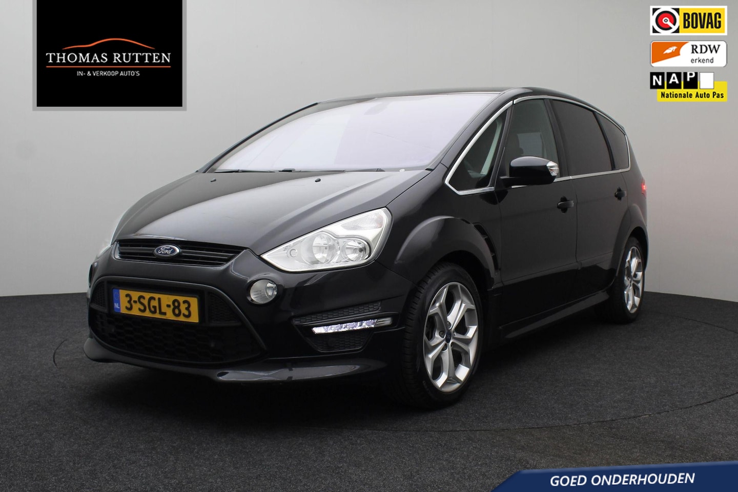 Ford S-Max - 1.6 EcoBoost Titanium 7p. 2013 | Trekhaak | Navigatie | Cruise Control | Parkeersensoren | - AutoWereld.nl