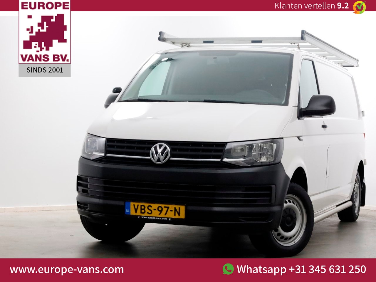 Volkswagen Transporter - T6 2.0 TDI E6 Lang Airco/Trekhaak/Imperiaal 08-2019 - AutoWereld.nl