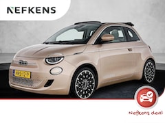 Fiat 500 C - La Prima 42 kWh 118pk Automaat | Navigatie | Soft Top | Achteruitrijcamera | Kunstlederen