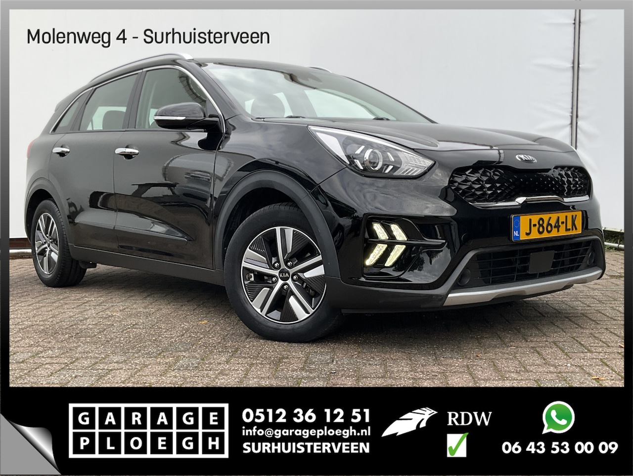 Kia Niro - 1.6 GDi Hybrid DynamicLine 1Eig Trekhaak Nav/Cam Adap.Cruise Carplay NL-Auto! - AutoWereld.nl