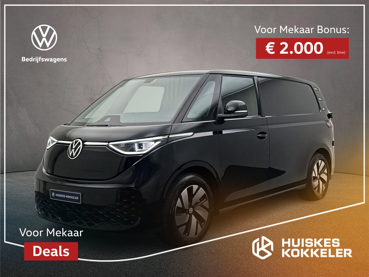 Volkswagen ID. Buzz Cargo - Anniversary Edition 170pk 59kWh > netto prijs excl. BTW en kosten rijklaarmaken < | Climat - AutoWereld.nl
