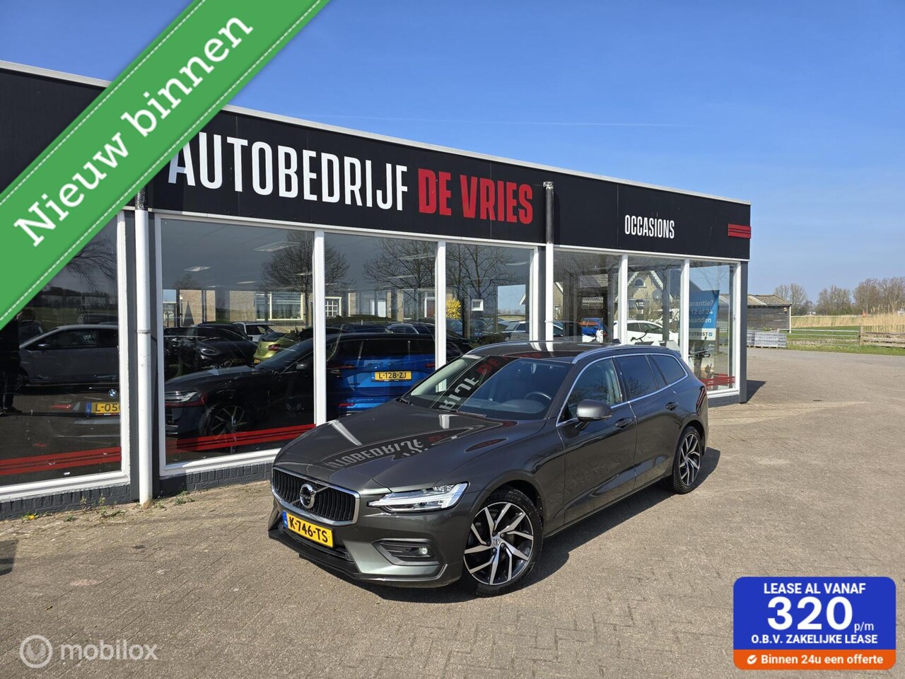 Volvo V60 - 2.0 B4 Momentum HK-Sound/Memory/Leder/18Inch/Trekhaak - AutoWereld.nl