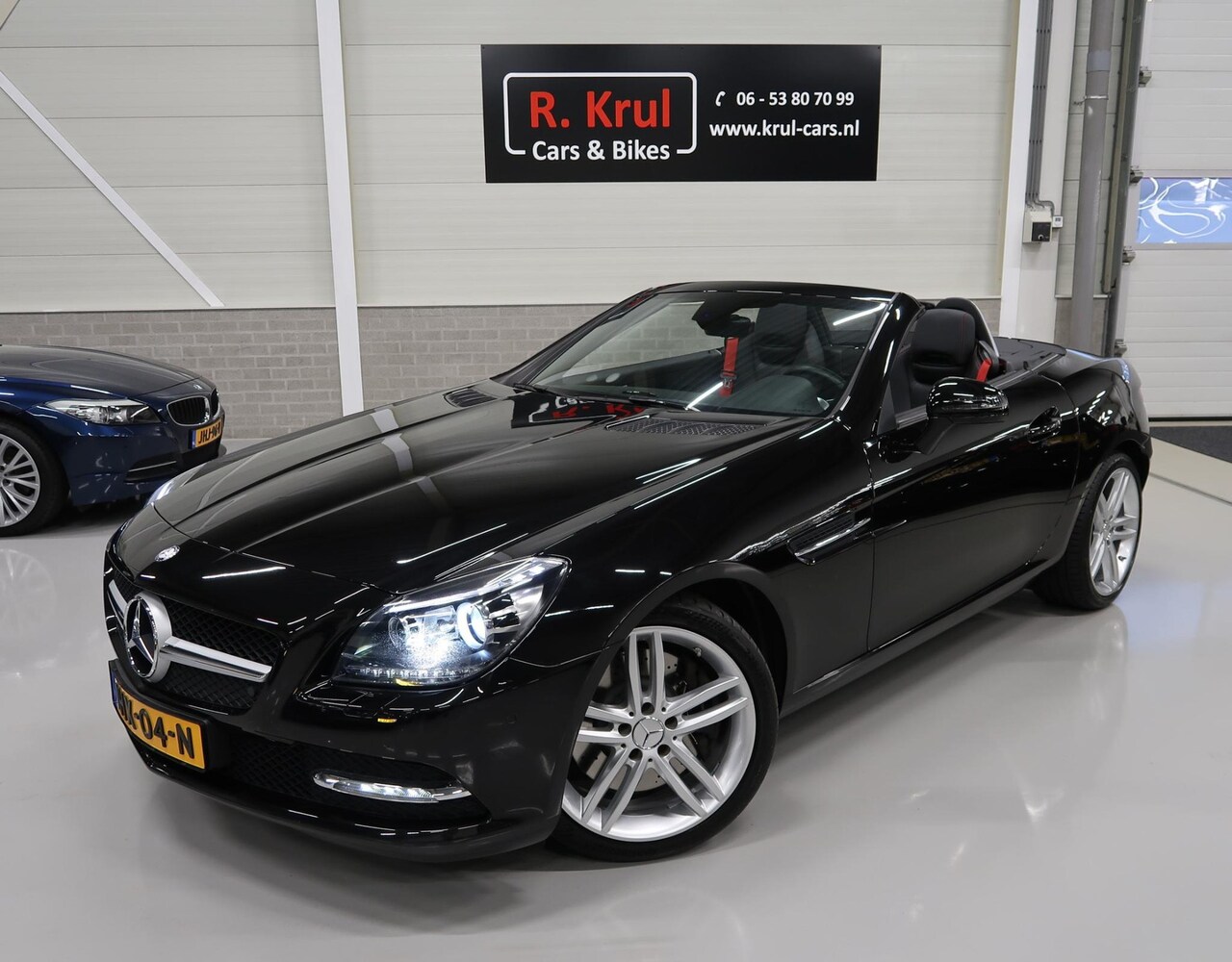 Mercedes-Benz SLK-klasse - 200 Edition Automaat Leer Sportstoelen Nekverwarming Navigatie Dealer onderhouden Panorama - AutoWereld.nl