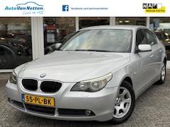 BMW 5-serie - 520i 6 cilinder 170pk Automaat, Executive uitv., CLima, Cruise, Lmv, Pdc, Gr.Navi,