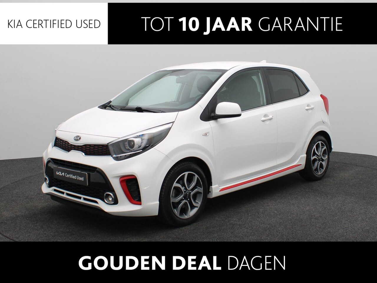 Kia Picanto - 1.0 MPi GT-Line Edition | Camera | Navigatie | Cruise Control | Climate Control | Leder - AutoWereld.nl