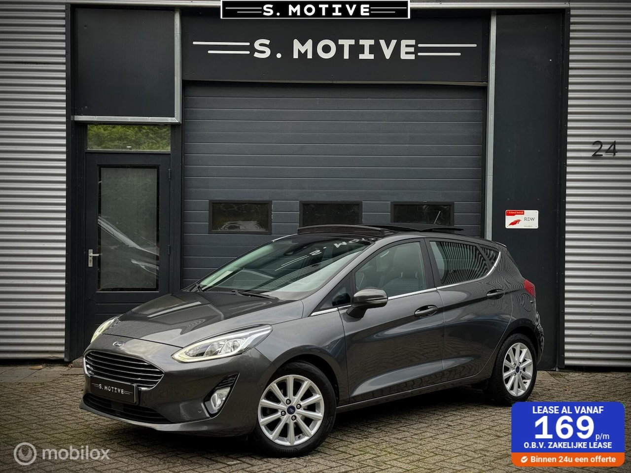 Ford Fiesta - 1.0 EcoBoost Titanium ACC/PDC/CAM/NAVI/PANO/APPLE - AutoWereld.nl