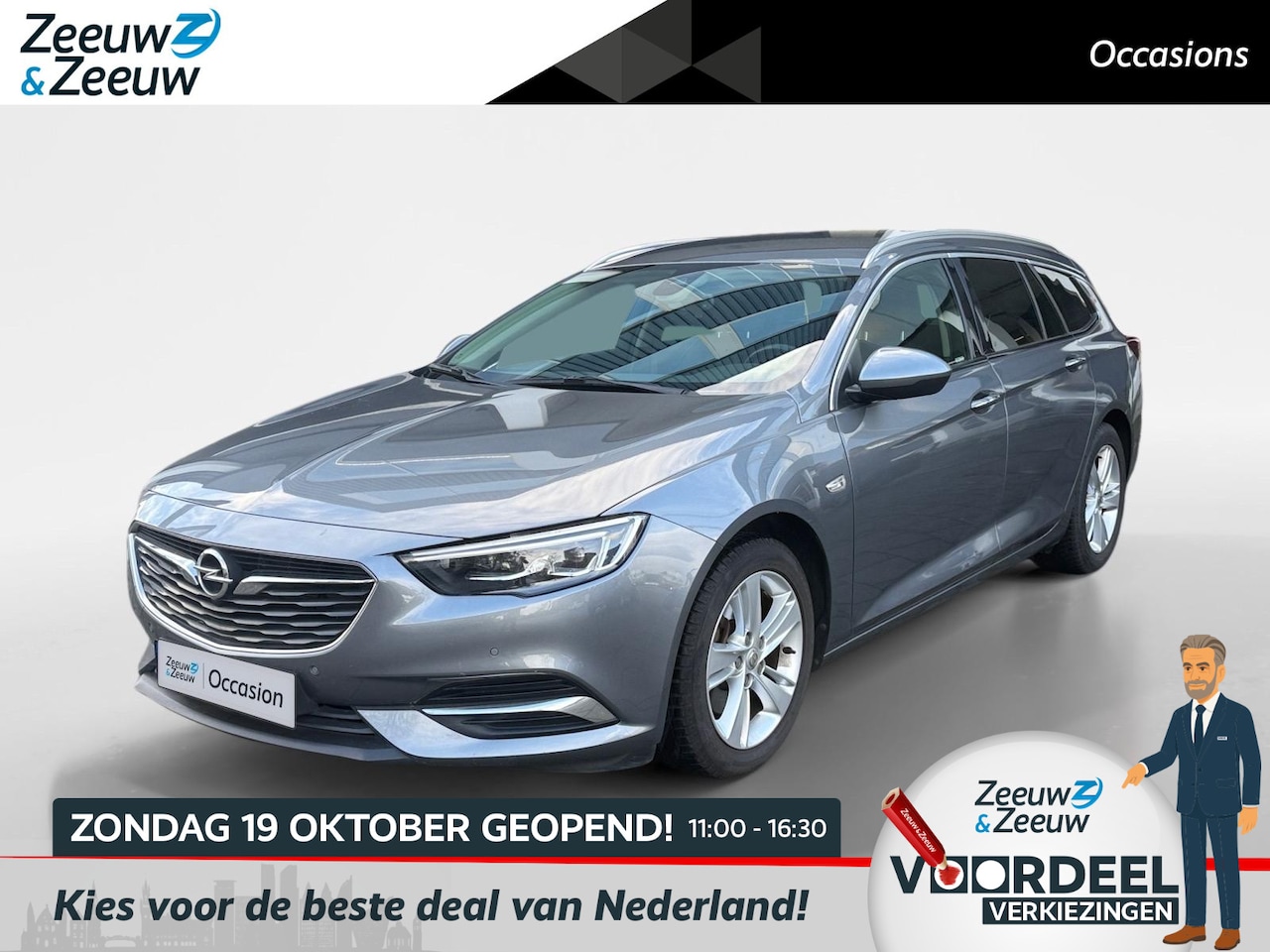 Opel Insignia Sports Tourer - 1.5 Turbo Innovation AIRCO APPLE CARPLAY/ANDROID AUTO NAVIGATIE STUUR CRUISE CONTROL VERWA - AutoWereld.nl