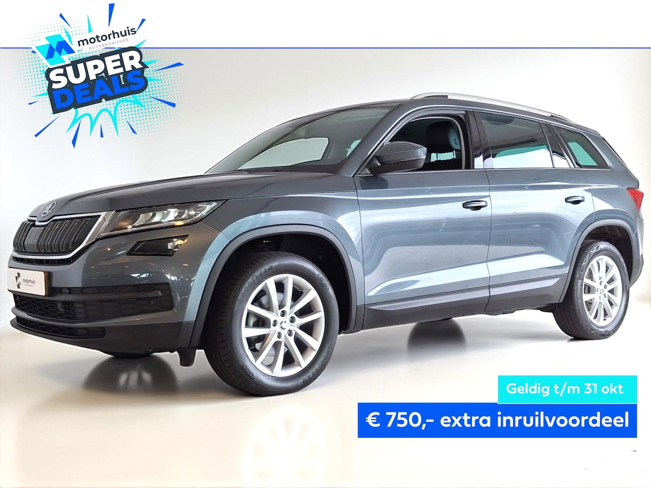 Skoda Kodiaq - 1.5 TSI Greentech ACT 150pk DSG-7 Business Edition STOELV LED CAMERA - AutoWereld.nl