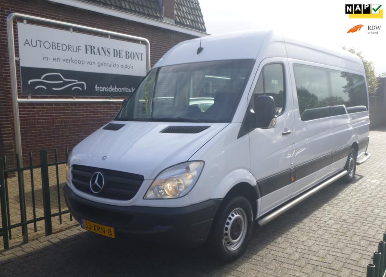 Mercedes-Benz Sprinter - 313 2.2 CDI 432 HD AIRCO MAXI 9 PERSOONS ROLSTOEL € 8100 EX BTW - AutoWereld.nl