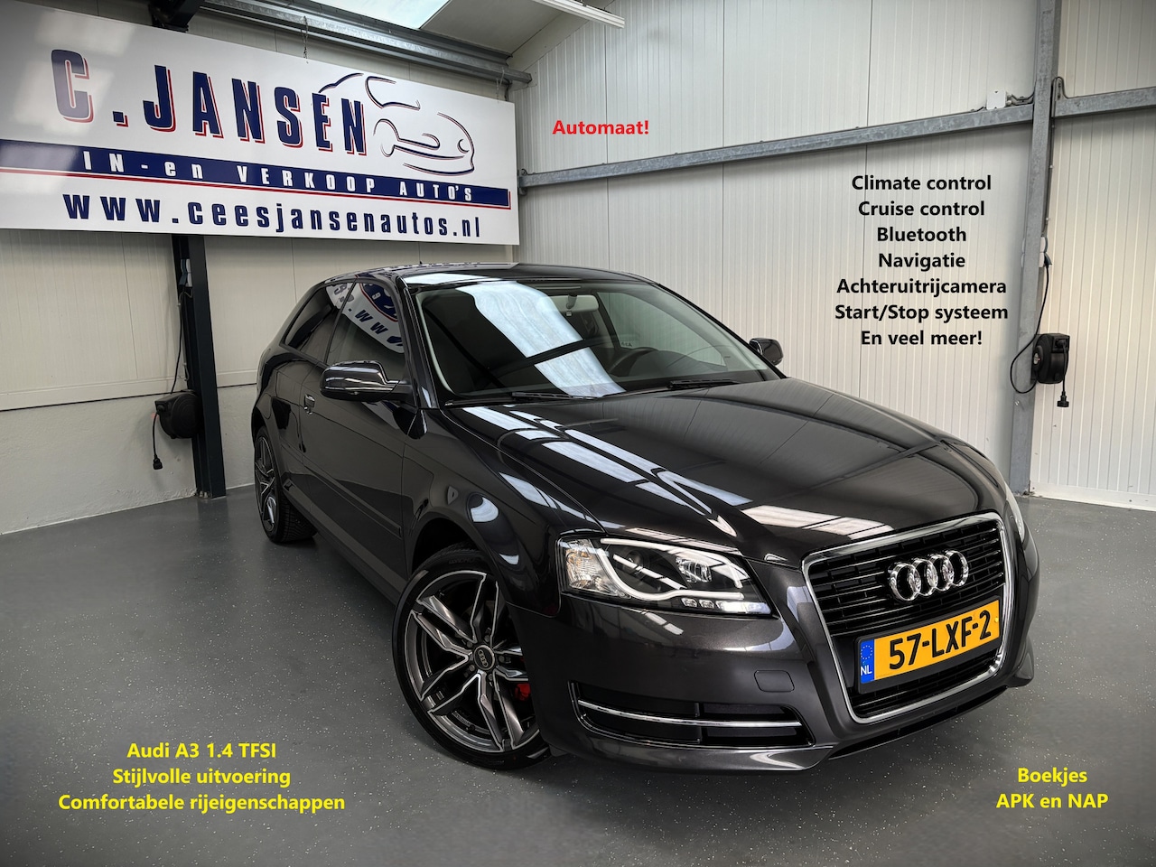 Audi A3 Sportback - 1.4 TFSI Attraction Pro Line Business Eyecatcher! | Cruise control | Electronic climate co - AutoWereld.nl