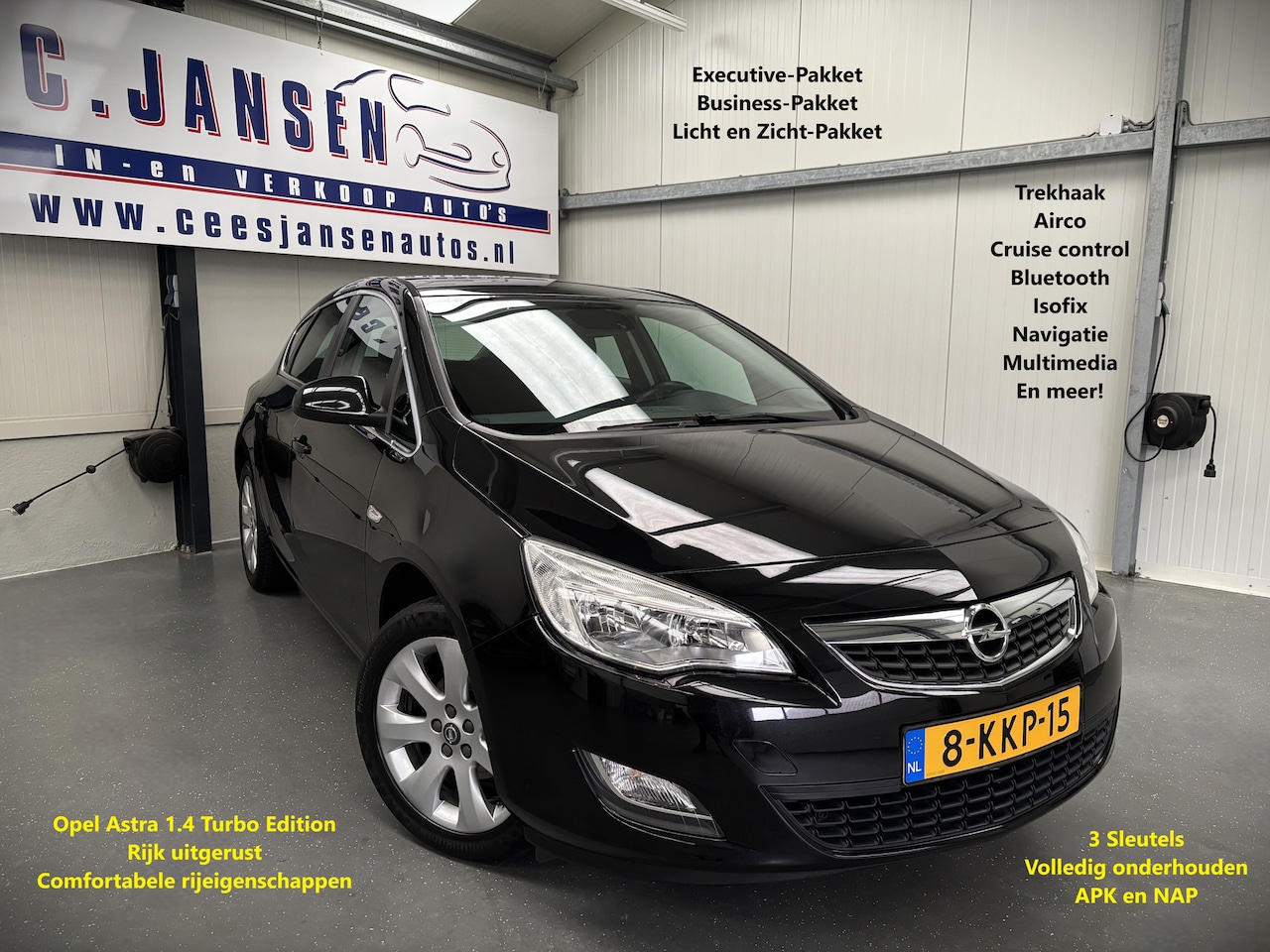 Opel Astra - 1.4 Turbo Edition Executive en Business Pakket! | Bestuurdersstoel in hoogte verstelbaar | - AutoWereld.nl