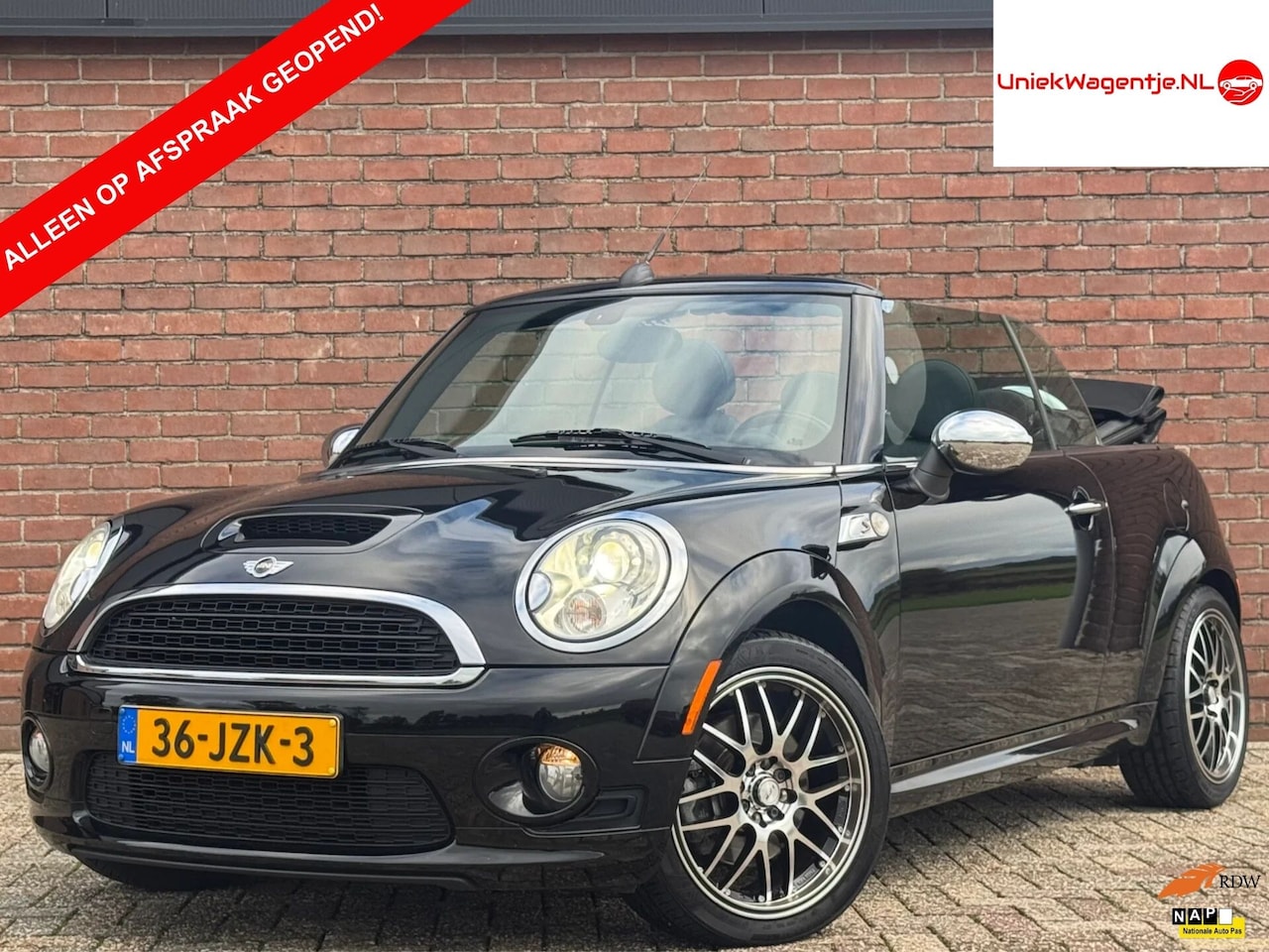 MINI Cabrio - Mini 1.6 COOPER S CHILI | NL-AUTO! | LEDER! - AutoWereld.nl