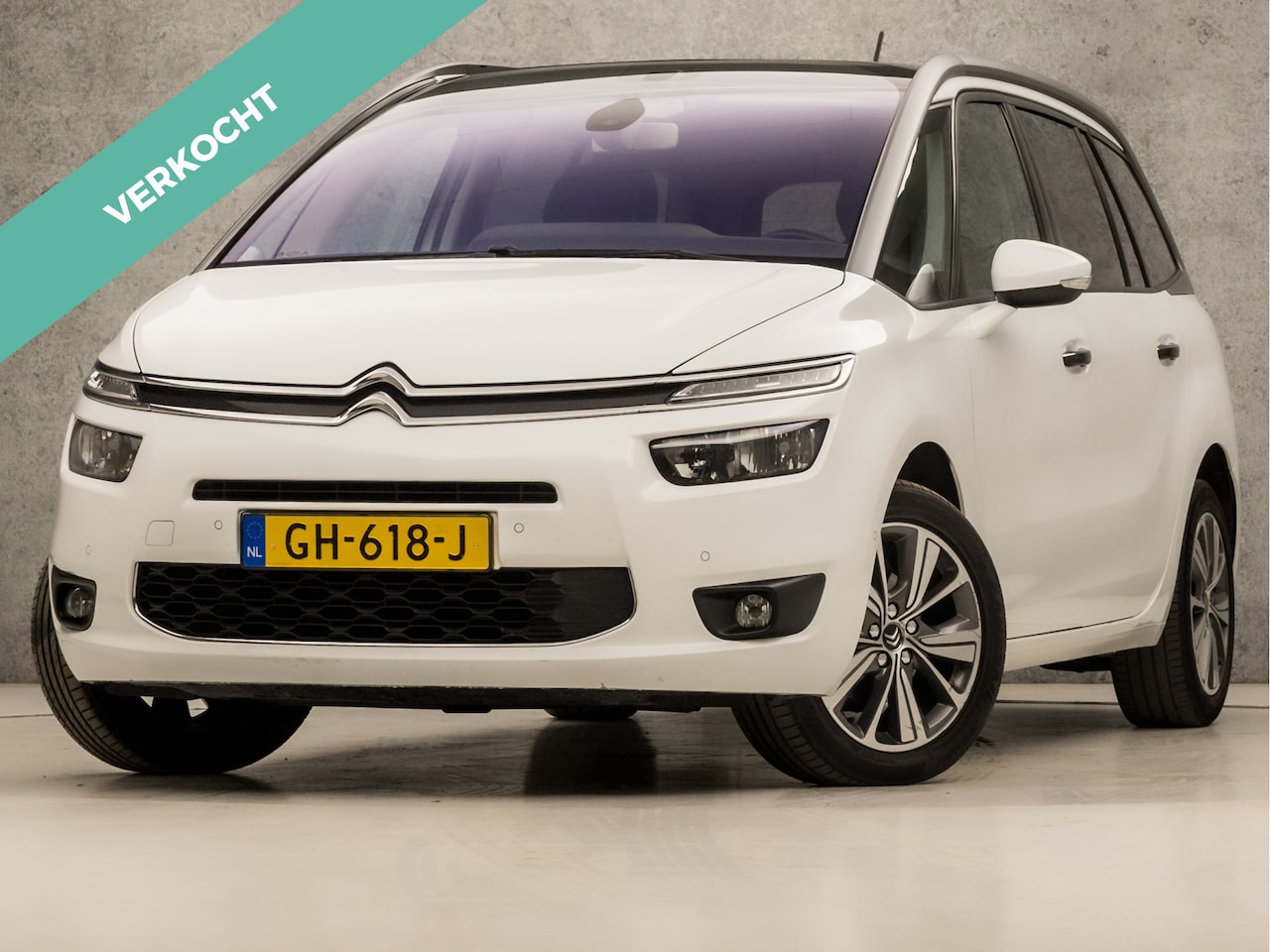Citroën Grand C4 Picasso - 1.2 PureTech Sport 7 Persoons (PANORAMADAK, NAVIGATIE, CAMERA, GETINT GLAS, LEDER, SPORTST - AutoWereld.nl