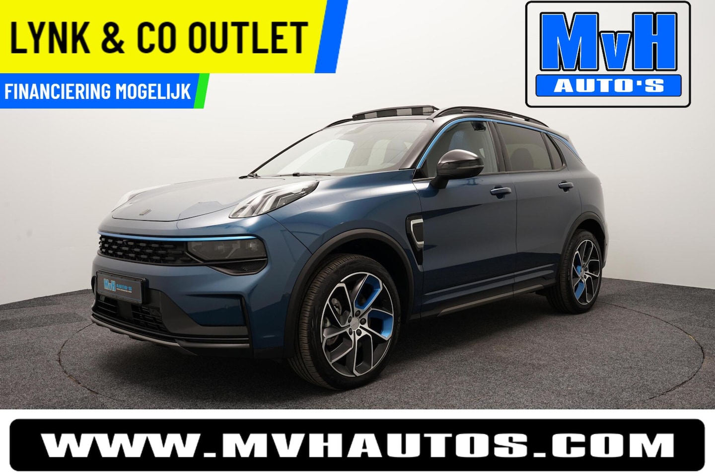 Lynk & Co 01 - 1.5 Plug-in Hybride|ZWARTE.HEMEL|360ºCAM|PANO|NAP - AutoWereld.nl