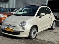 Fiat 500 - 1.2 Lounge Autm., Schuifdak, Parelmoer