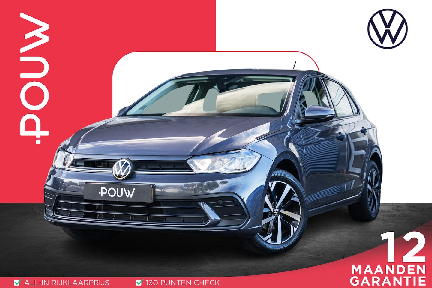 Volkswagen Polo - 1.0 TSI 95pk Life | Carplay & Android Auto | 16 inch LM velgen | - AutoWereld.nl