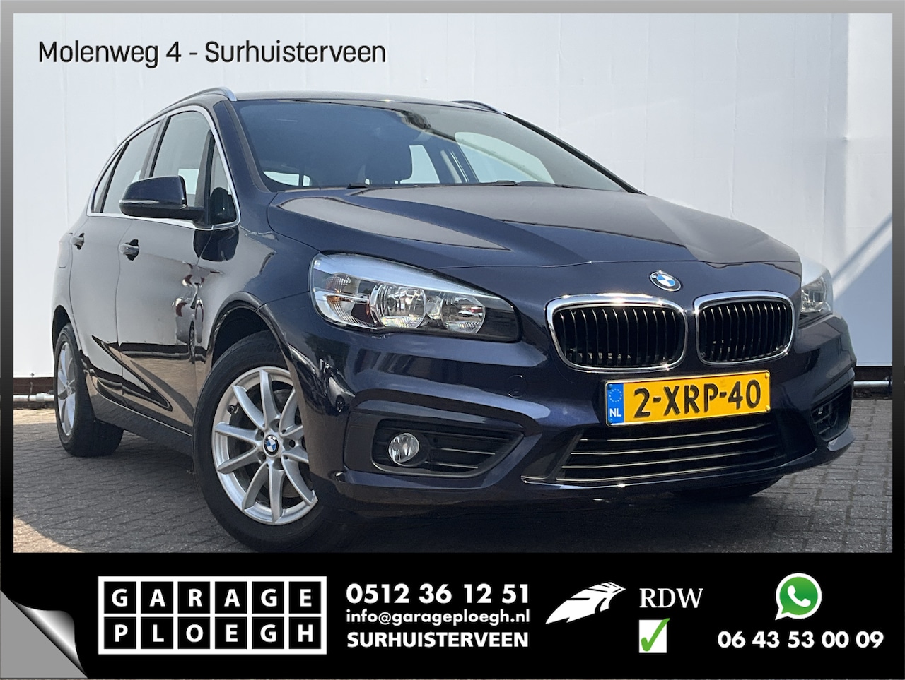 BMW 2-serie Active Tourer - 218i Automaat Trekhaak Nav/Cruise Clima Hoogzitter NAP! - AutoWereld.nl