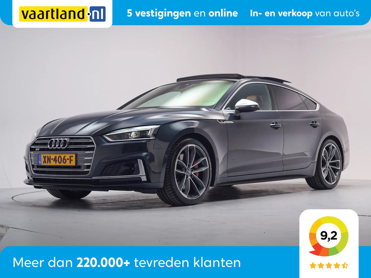 Audi S5 - Sportback 3.0 TFSI Pro Line Plus [ Panorama B&O Nappaleder Virtual ] - AutoWereld.nl