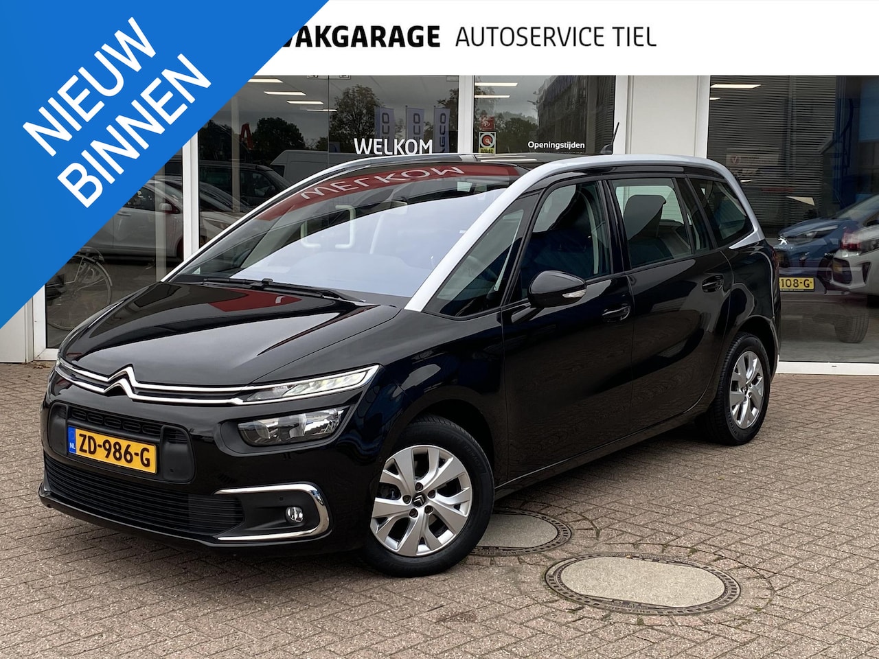 Citroën Grand C4 Picasso - 1.2 PureTech Feel Automaat, 7 zits, cruise control, achteruitrij camera, dodehoek detectie - AutoWereld.nl