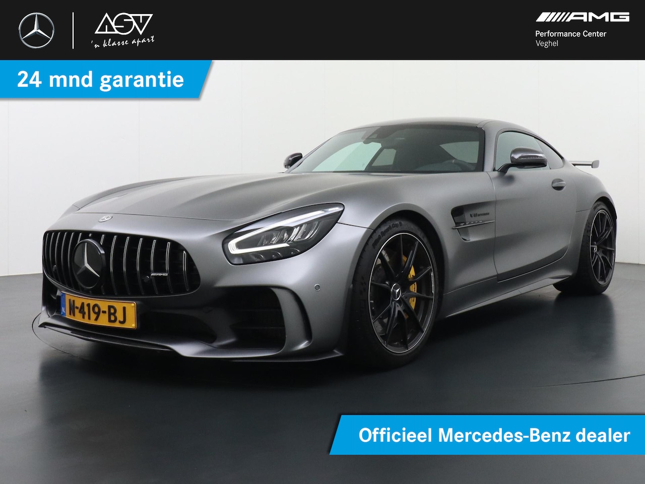 Mercedes-Benz AMG GT - 4.0 R Facelift 585 pk | 36 Maanden Certified garantie | Burmester Surround System | Achter - AutoWereld.nl