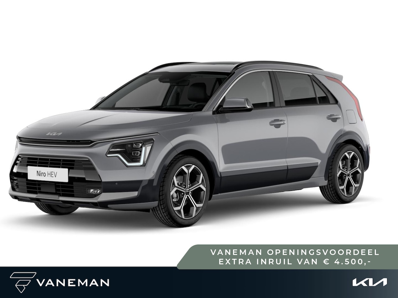 Kia Niro - 1.6 GDi Hybrid DynamicPlusLine | Cruise control adaptief met Stop&Go en stuurhulp | Androi - AutoWereld.nl