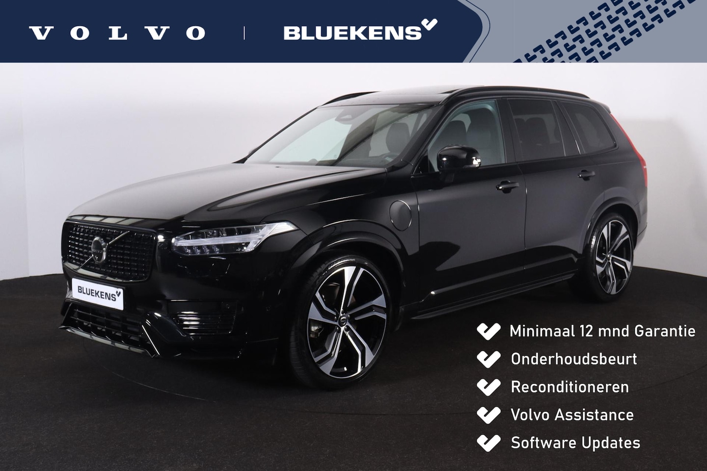 Volvo XC90 - T8 Recharge AWD Ultra Dark - LONG RANGE - Luchtvering - Panorama/schuifdak - IntelliSafe A - AutoWereld.nl