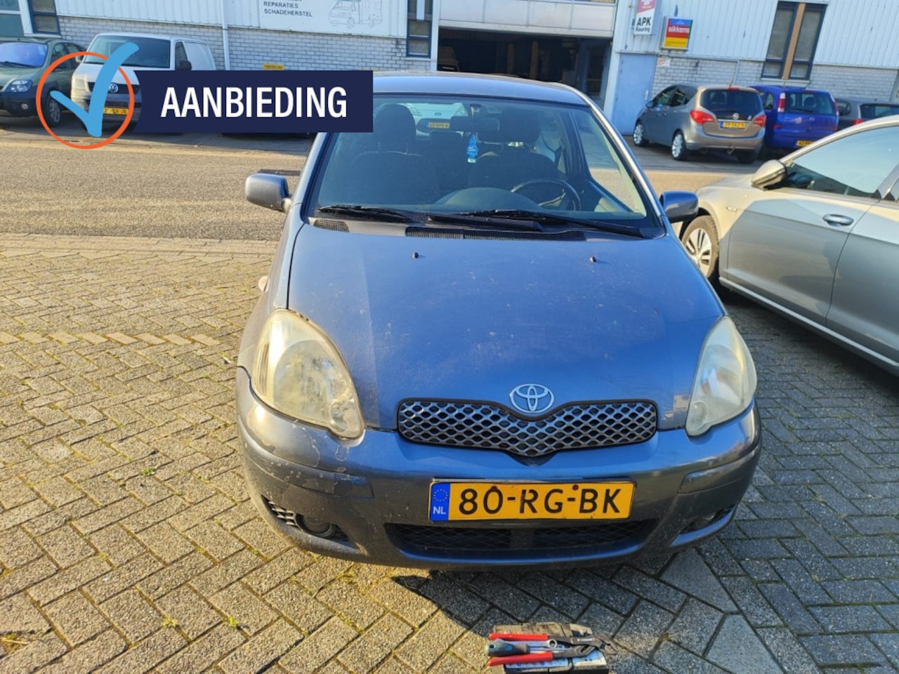 Toyota Yaris - 1.3 VVT-i A/C S-Line achter schade - AutoWereld.nl