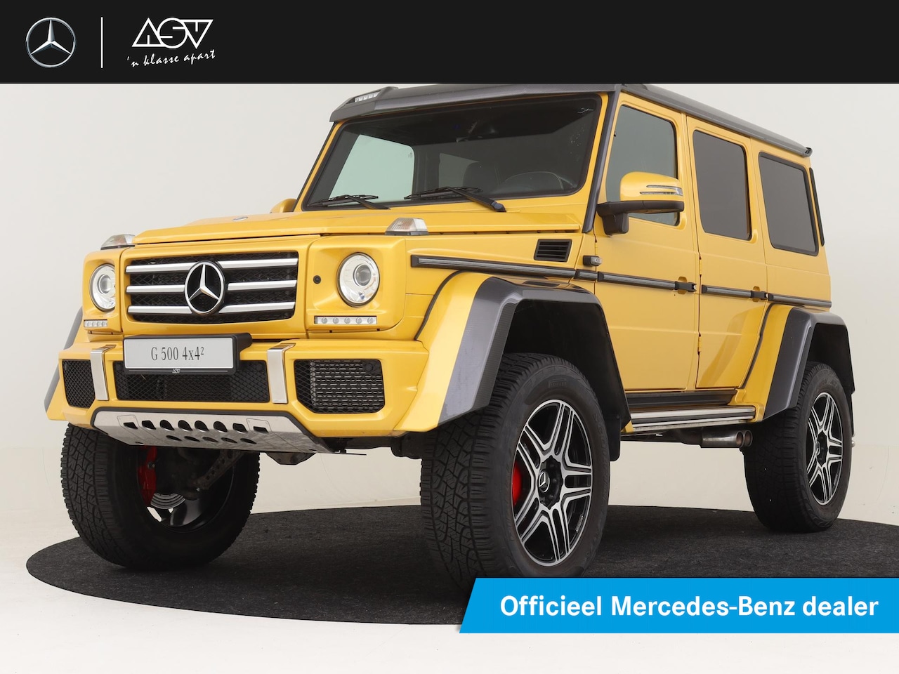 Mercedes-Benz G-klasse - 500 4x4² Solarbeam Yellow - AutoWereld.nl