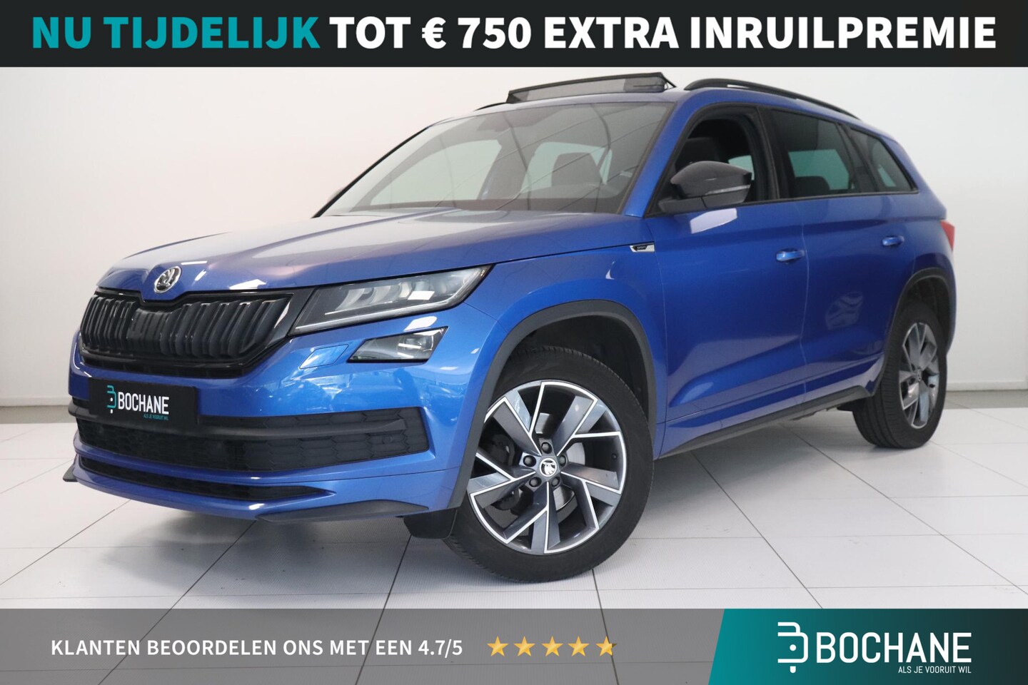 Skoda Kodiaq - 1.5 TSI 150 Pk Sportline Business 7p. | Camera | Panoramadak electr. | Cruise control adap - AutoWereld.nl