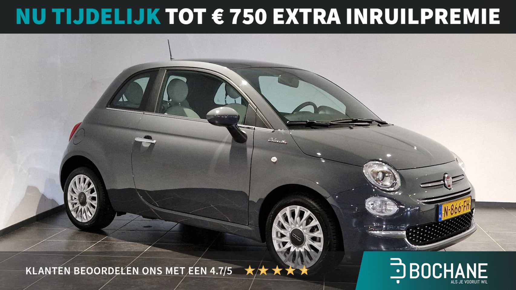 Fiat 500 - 1.0 Hybrid Dolcevita | Cruise Control | Parkeersensoren - AutoWereld.nl