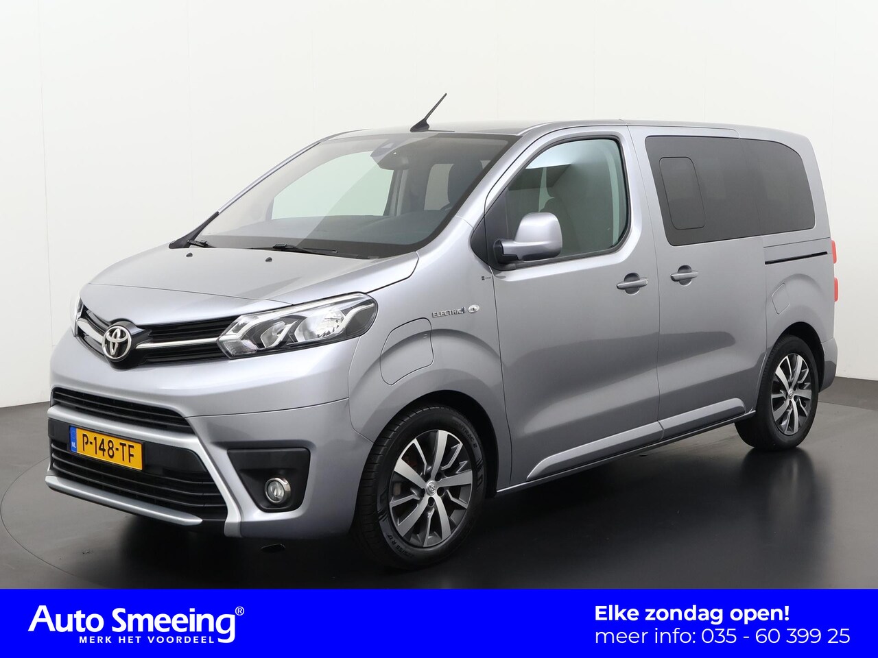 Toyota ProAce Electric Verso - L2 Extra Range Dynamic 75kWh | 8-Peroons | Navigatie | Schuifdeur L/R | Zondag Open! - AutoWereld.nl