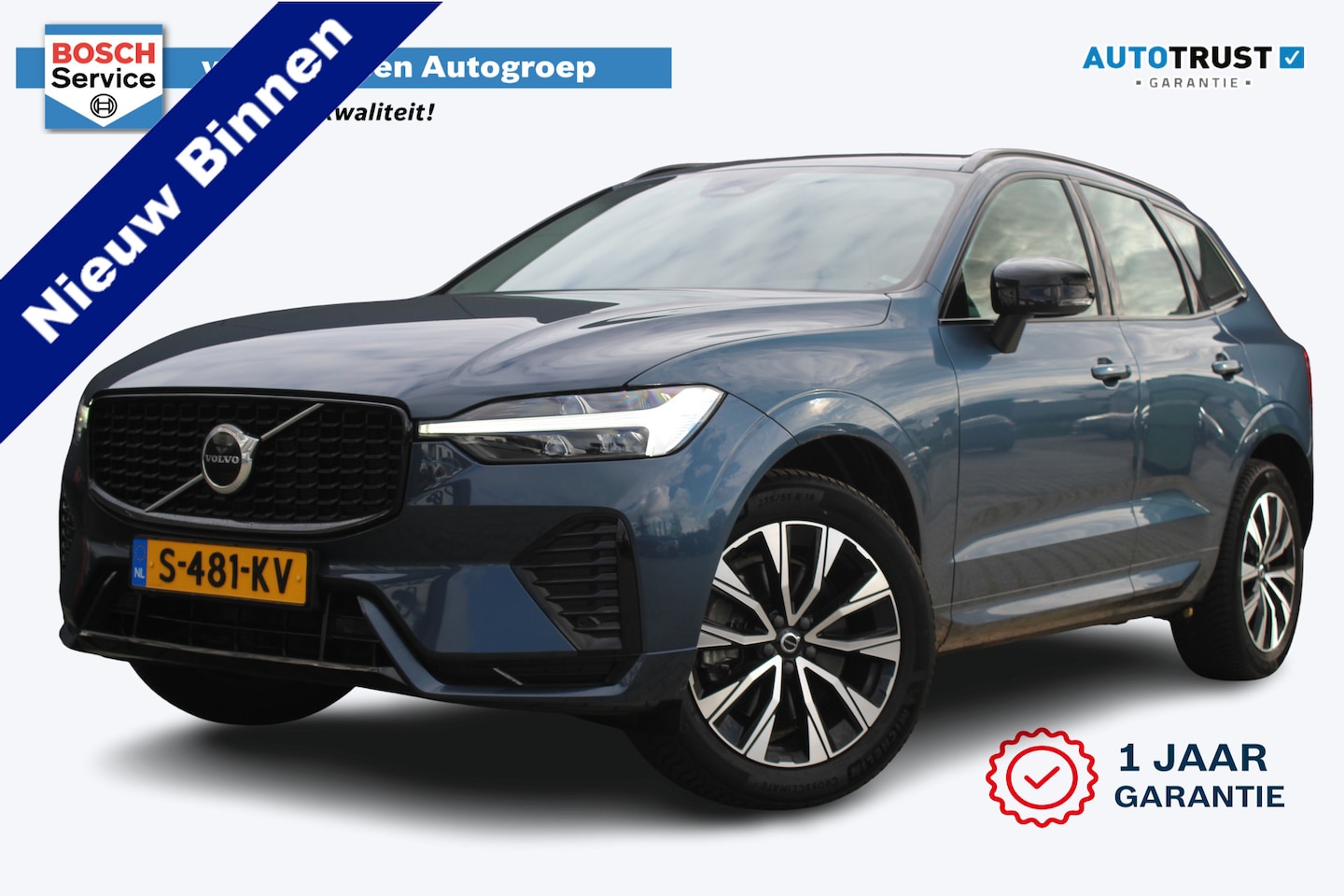 Volvo XC60 - B5 Plus Dark | Incl. 12 maanden garantie | Trekhaak | Cruise Control | Verwarmde stoelen | - AutoWereld.nl