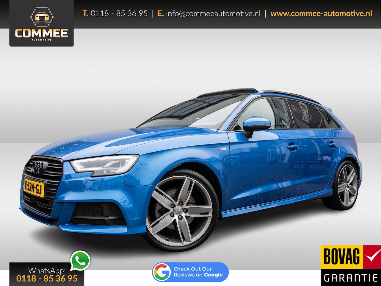 Audi A3 Sportback - 1.5 TFSI S Line Edition ✅1JaarBOVAG✅Pano✅Matrix✅optiekzwart✅B&O - AutoWereld.nl
