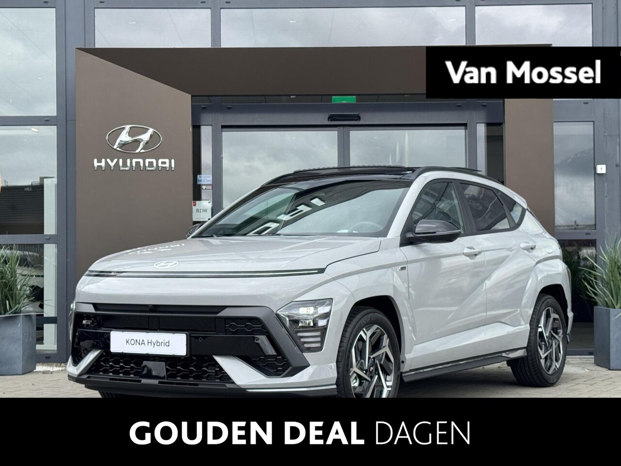 Hyundai Kona - 1.6 GDI HEV N Line Sky | Stoelverwarming/verkoeling | Stuurverwarming | Panoramadak | Appl - AutoWereld.nl
