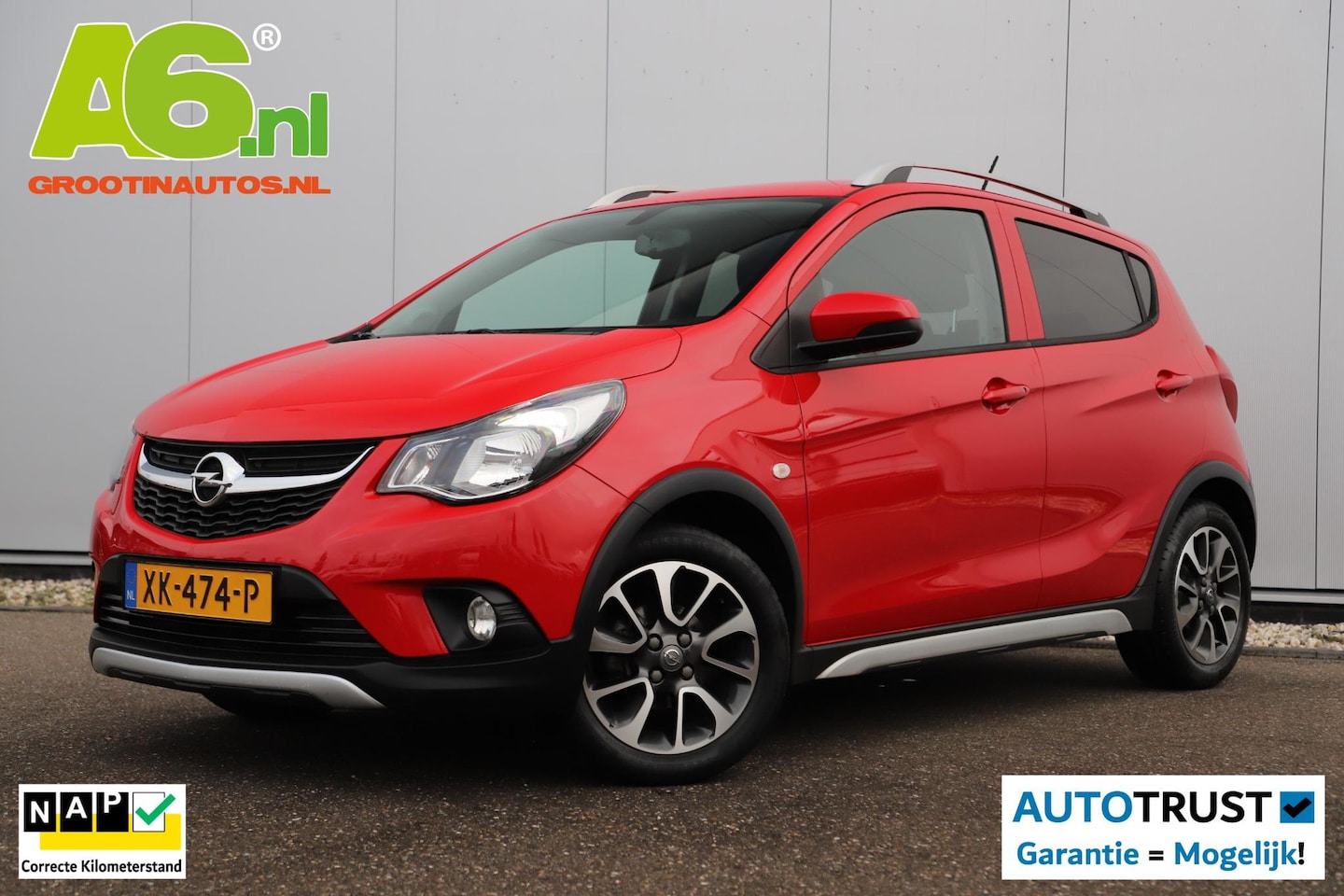 Opel Karl - 1.0 Rocks Online Edition Navigatie Carplay Android 14 inch LMV Dakrails Bluetooth Airco Cr - AutoWereld.nl