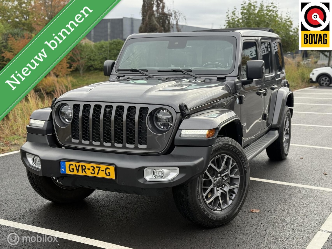 Jeep Wrangler Unlimited - 4xe 380 Sahara CABRIO|LEDER|CAMERA| - AutoWereld.nl