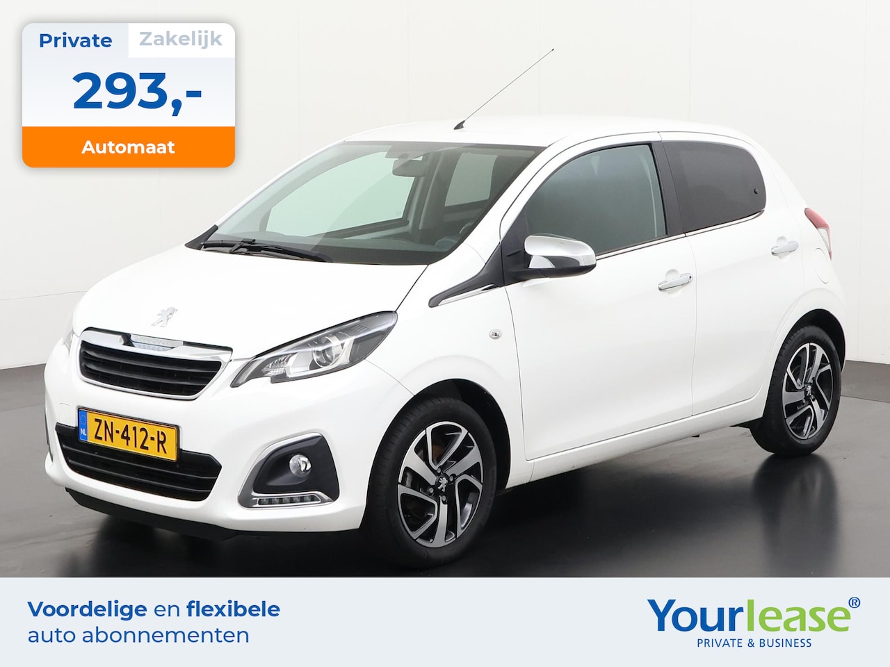 Peugeot 108 - 1.0 e-VTi Allure Automaat | All-in 293,- Private Lease | Direct uit voorraad - AutoWereld.nl