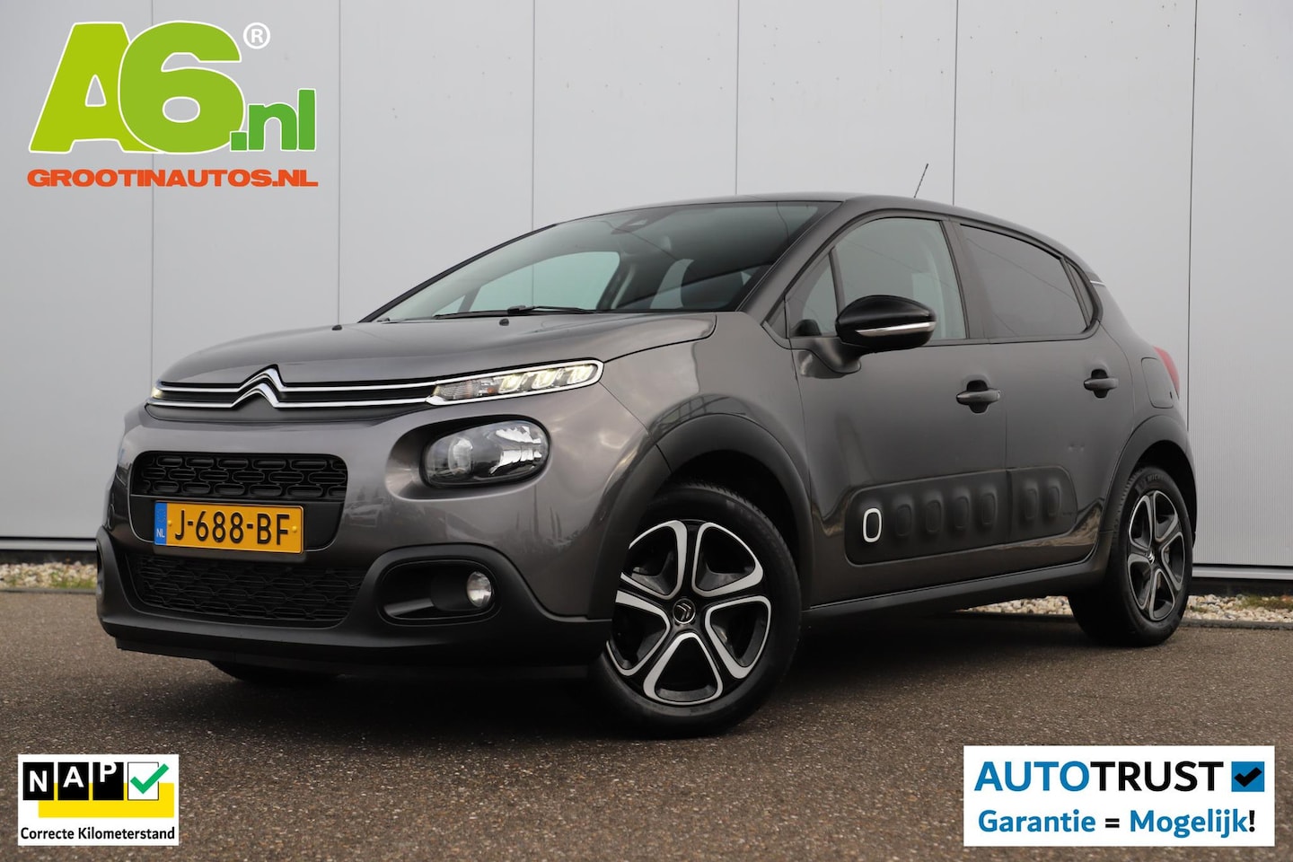 Citroën C3 - 1.2 PureTech Feel Carplay Android Navigatie Climate Cruise Control Rijstrooksensor Parkeer - AutoWereld.nl