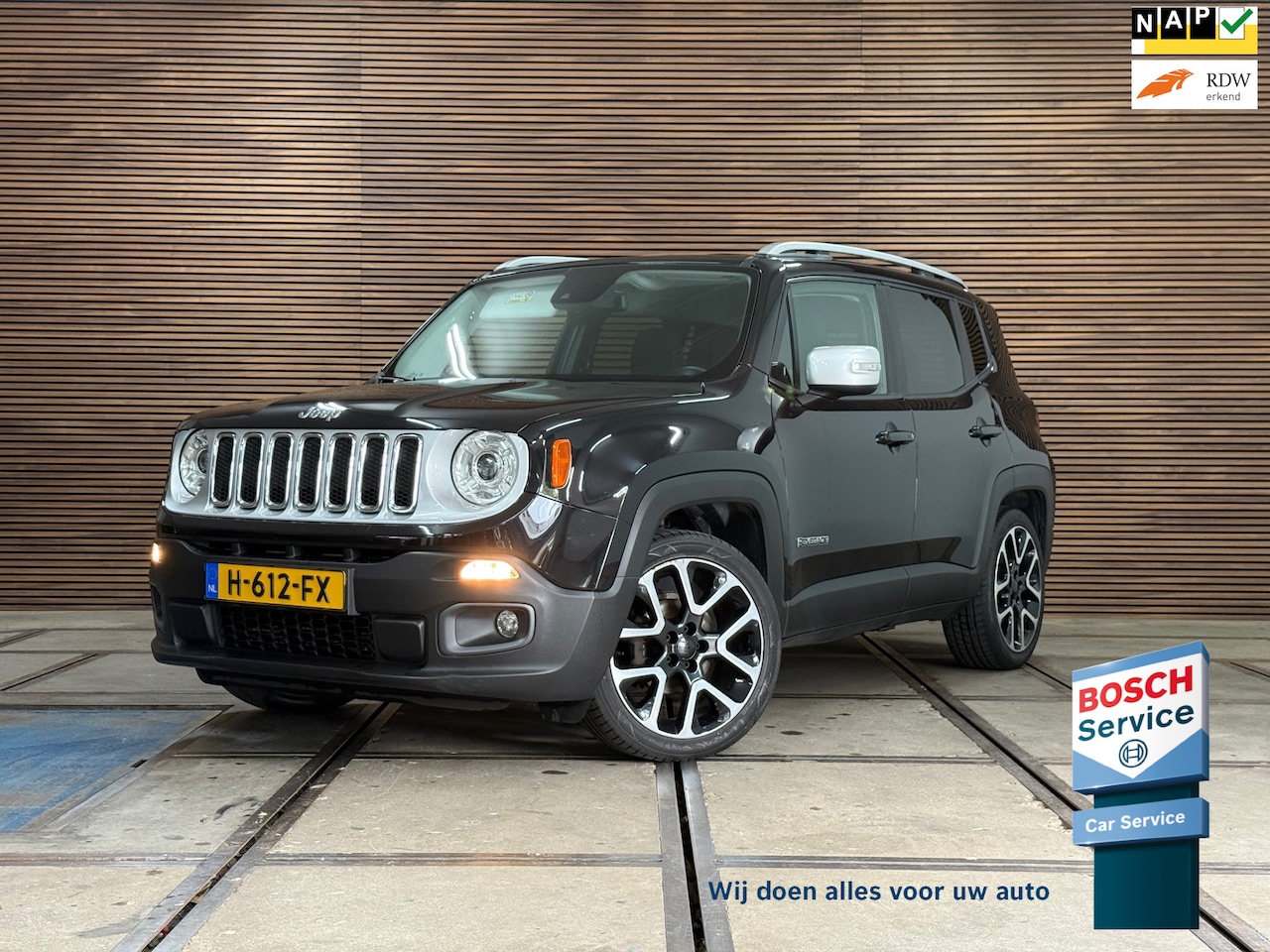 Jeep Renegade - 1.4 MultiAir Limited 140PK | Winter-pakket | Navigatie- en sound-pakket | Ambient LED | AC - AutoWereld.nl