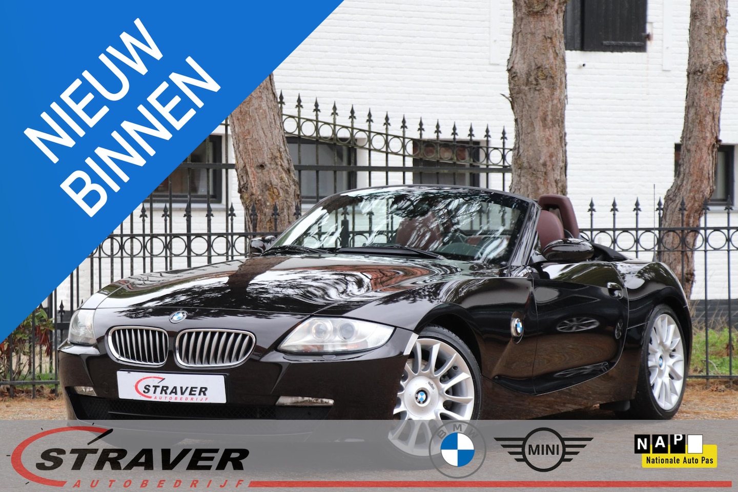 BMW Z4 Roadster - 3.0si Executive |M-Sportstoelen |Individual rubin schwarz - AutoWereld.nl